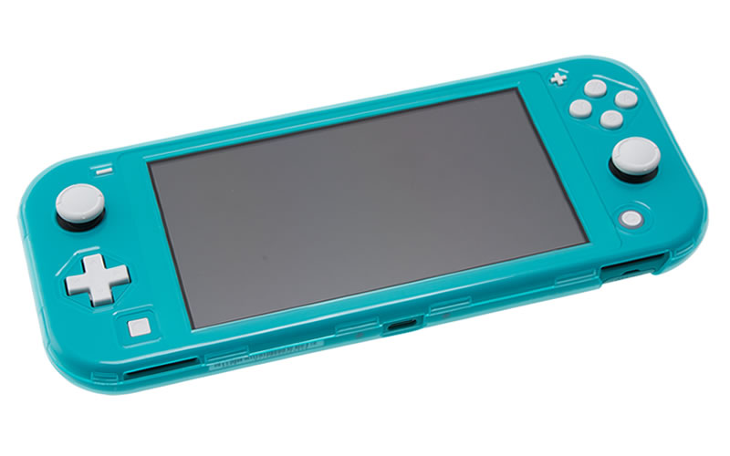 CYBER・プレミアムプロテクトカバー（SWITCH Lite用）〈クリアターコイズ〉